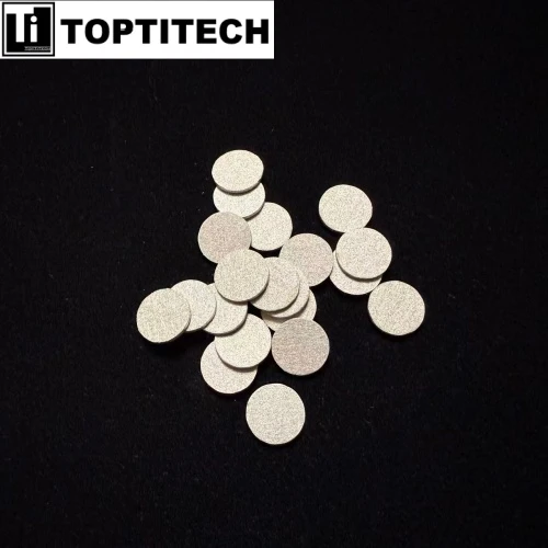 Titanium Fiber Ntawv φ10 * 1mm Kub Kub Resistant Substrate
